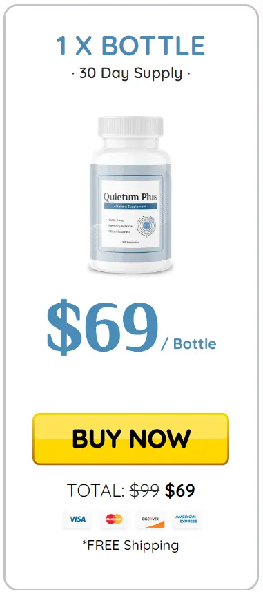 Quietum Plus 1 bottle price